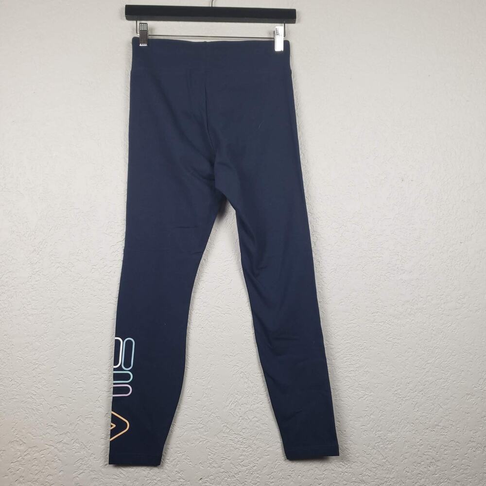 NEW! FILA Leggings Side Spellout Black - S - Picture 2 of 6